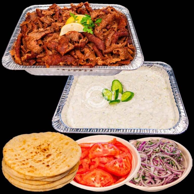 Catering options from The Greek Gyro.